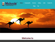 Tablet Screenshot of mahaviroec.com